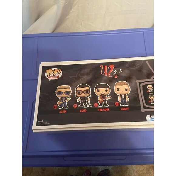 U2 zoo tv Funko Pop Rocks Exclusive Adam 270 Bono 271 The Edge 272 Larry 273 U 2 - Picture 16 of 16